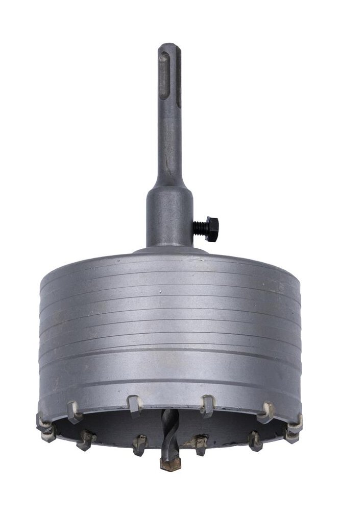 KWB Hohlbohrkrone HARTMETALL ø 105 mm, mit Schaft und Zentrierbohrer
