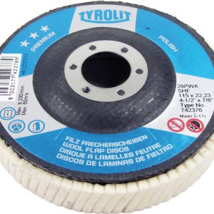 TYROLIT Premium-Polierscheibe 115 mm Ø TYROLIT Premium-Polierscheibe 115 mm Ø