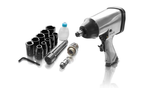 ERBA Druckluft-Schlagschrauber Set 1/2"