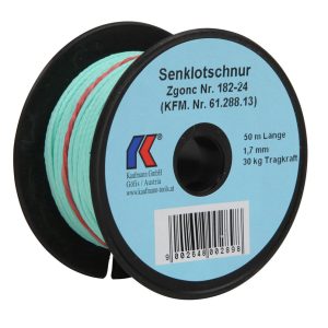 KAUFMANN Perlon-Senklotschnur 50 m 1,7 mm Ø KAUFMANN Perlon-Senklotschnur 50 m 1,7 mm Ø