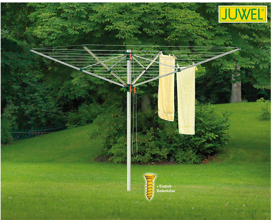 JUWEL Aluminium-Wäschespinne Ergoline 600