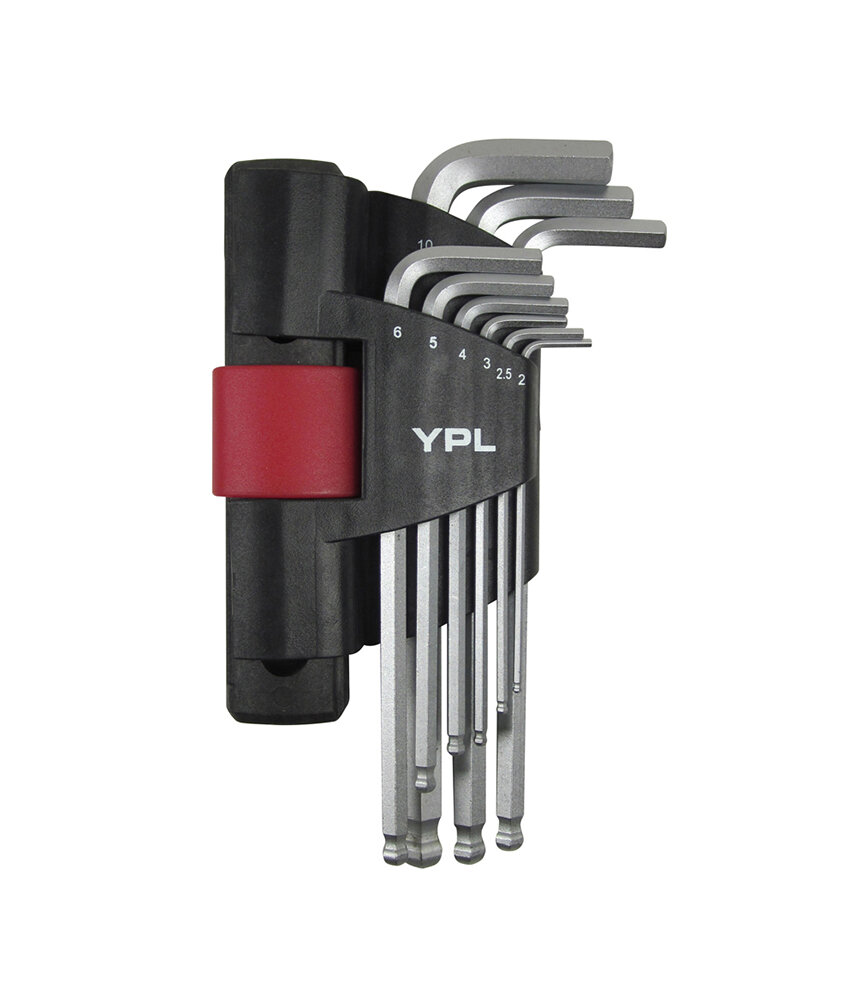 YPL Kugelkopf-Steckschlüssel-Satz 11-tlg.