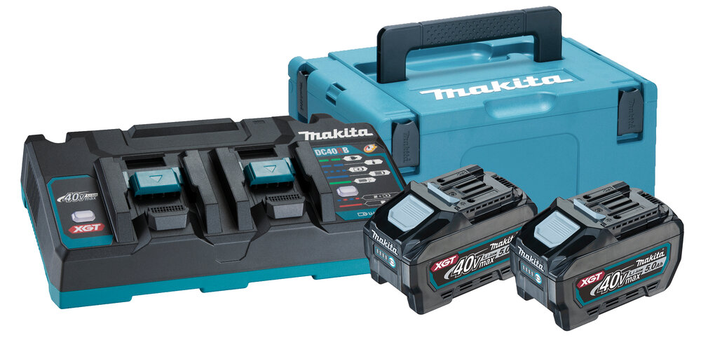 MAKITA 40V Starterset 2 x 5,0 Ah, XGT