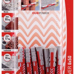 FISCHER 8 Dübel Duopower 6 x 50 mm FISCHER 8 Dübel Duopower 6 x 50 mm