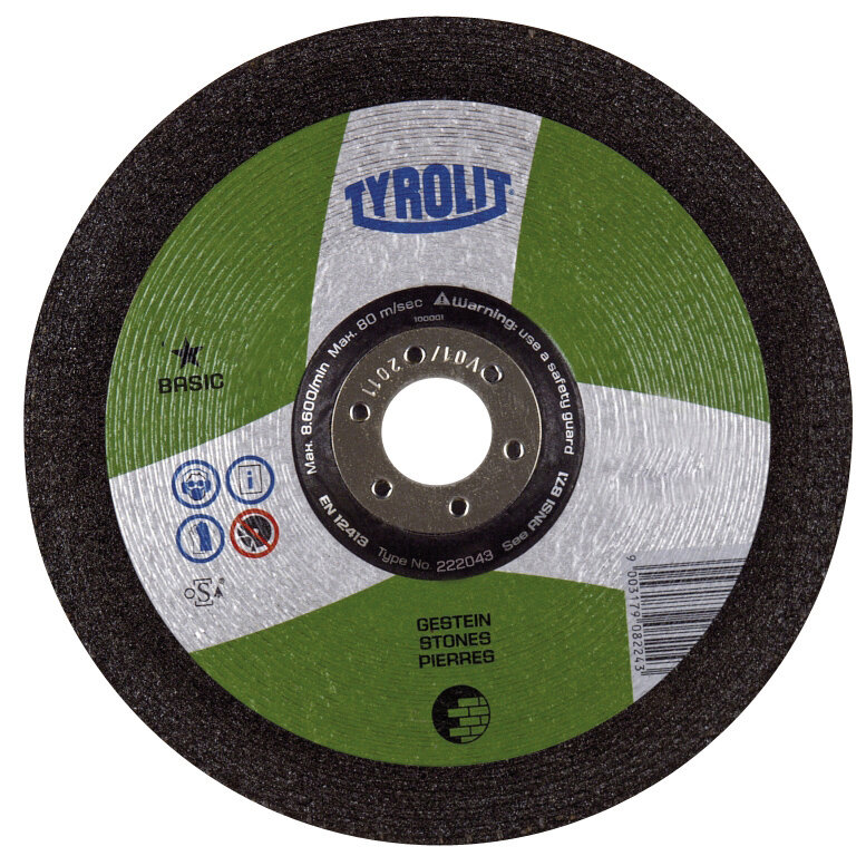 TYROLIT Stein-Schruppscheibe 230 x 6 x 22,2 mm