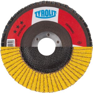 TYROLIT Keramik-Fächerscheibe 125 x 22,2 mm Ø K 60 TYROLIT Keramik-Fächerscheibe 125 x 22,2 mm Ø K 60