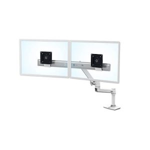 2-fach Monitorhalterung Ergotron LX Desk Dual, bis 25 Zoll, Tischhalterung, höhenverstellbar 2-fach Monitorhalterung Ergotron LX Desk Dual, bis 25 Zoll, Tischhalterung, höhenverstellbar