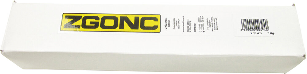 Zgonc 166 Universal-Elektroden für Stahl 3,20 x 350 mm