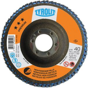 TYROLIT Premium-Alu-Lameller 115 mm Ø K 40 TYROLIT Premium-Alu-Lameller 115 mm Ø K 40