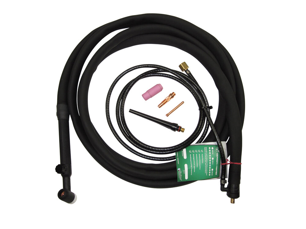 TRAFIMET TIG-Brennerpaket + Spannzange Gas ¼" seitlich