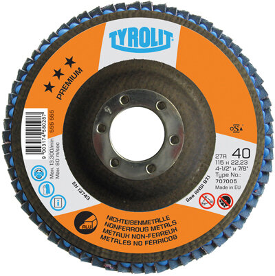 TYROLIT Premium-Alu-Lameller 125 mm Ø K 60