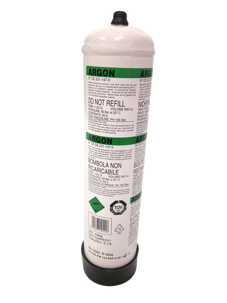 EUROTRE Einwegflasche Argon