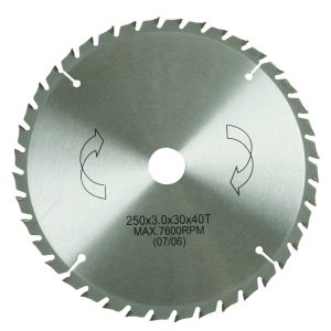 YPL HM-Sägeblatt 250 x 30 mm Ø, 40 Zähne YPL HM-Sägeblatt 250 x 30 mm Ø, 40 Zähne