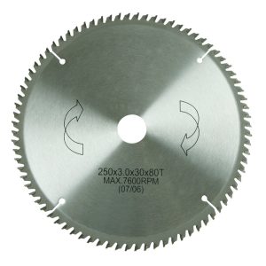 YPL HM-Sägeblatt 250 x 30 mm Ø, 80 Zähne YPL HM-Sägeblatt 250 x 30 mm Ø, 80 Zähne