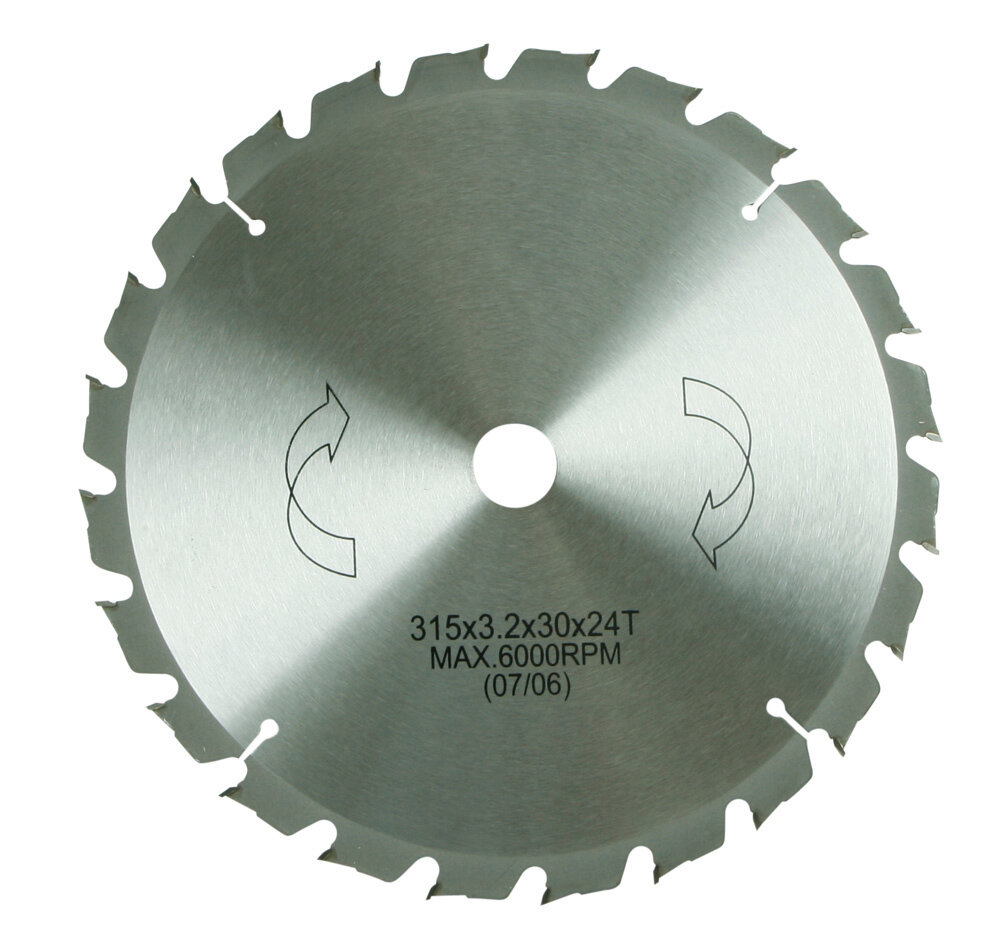 YPL HM-Sägeblatt 315 x 30 mm Ø, 24 Zähne