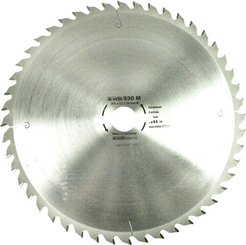 KWB HM-Sägeblatt 300 x 30 mm Ø, 48 Zähne