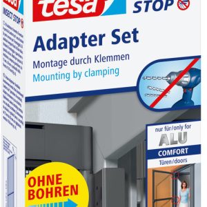 TESA Fliegengitter Adapter-Set, Anthrazit TESA Fliegengitter Adapter-Set, Anthrazit