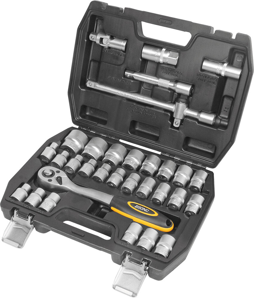 YPL Stecknusskassette 1/2" zöllig, 32-tlg.