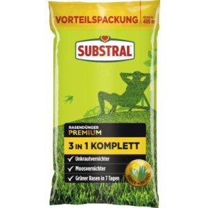 SUBSTRAL 3 in 1-Komplett-Rasendünger 14 kg SUBSTRAL 3 in 1-Komplett-Rasendünger 14 kg