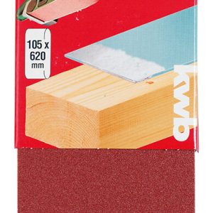KWB 3 Stk. Schleifbänder 105 x 620 mm K 40 KWB 3 Stk. Schleifbänder 105 x 620 mm K 40