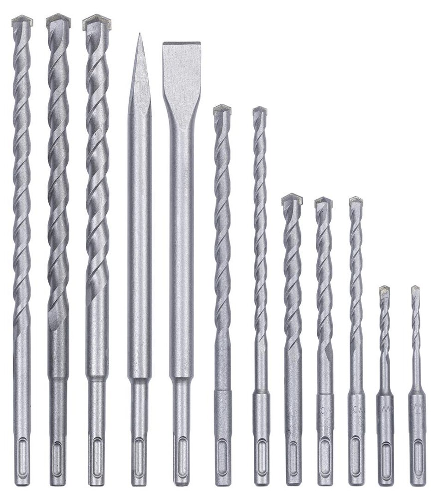 KWB SDS-Plus Bohrer- und Meißelsatz 12-tlg.