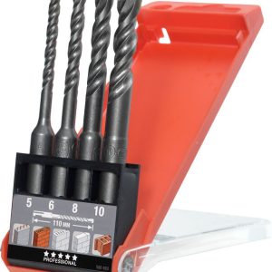 KWB HB 44 SDS plus Hammerbohrersatz 4-tlg. 50×100 mm KWB HB 44 SDS plus Hammerbohrersatz 4-tlg. 50×100 mm