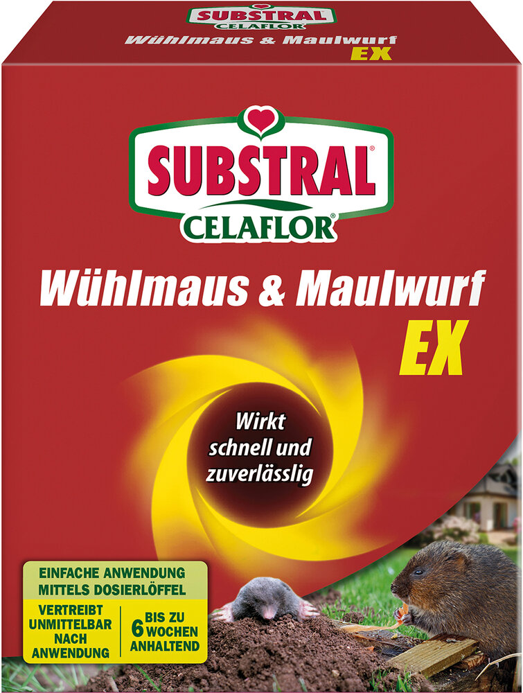 SUBSTRAL Wühlmaus & Maulwurf EX Celaflor 150 g
