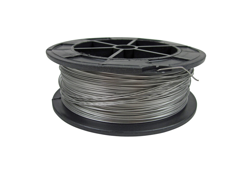HELVI Edelstahl-Drahtrolle 0,8 mm Ø, 0,5 kg