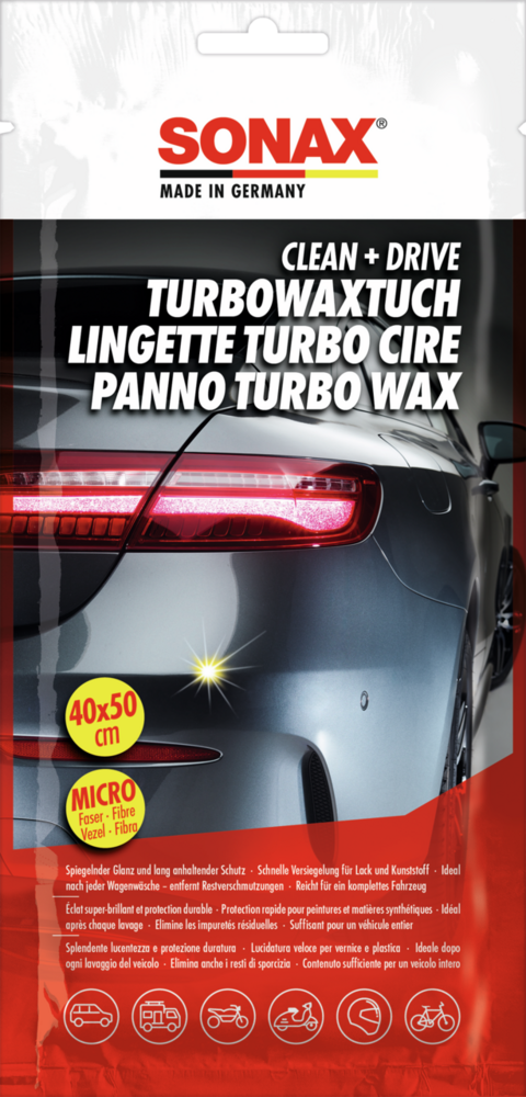 SONAX Turbo-Wax-Tuch Clean & Drive