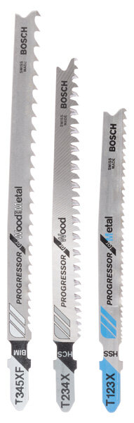BOSCH 3-teiliges Stichsägeblatt-Set