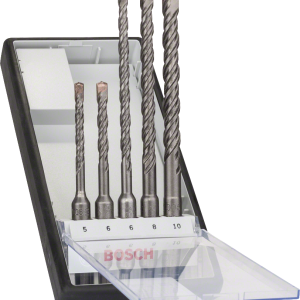 BOSCH SDS-Plus-5-Bohrersatz 5-tlg. BOSCH SDS-Plus-5-Bohrersatz 5-tlg.