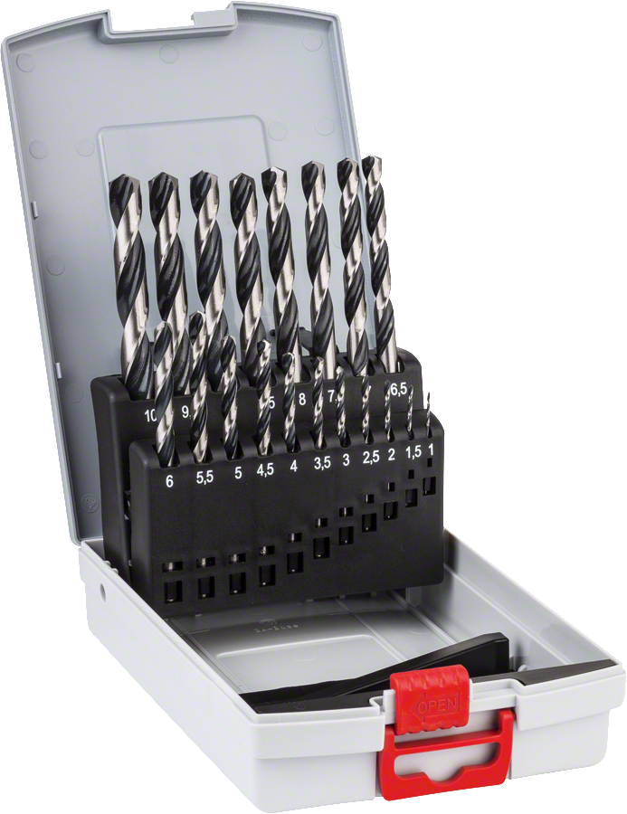 BOSCH HSS-Spiralbohrersatz PointTeQ 19-tlg.