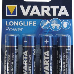 VARTA 4 Batterien Longlife Power Mignon AA VARTA 4 Batterien Longlife Power Mignon AA