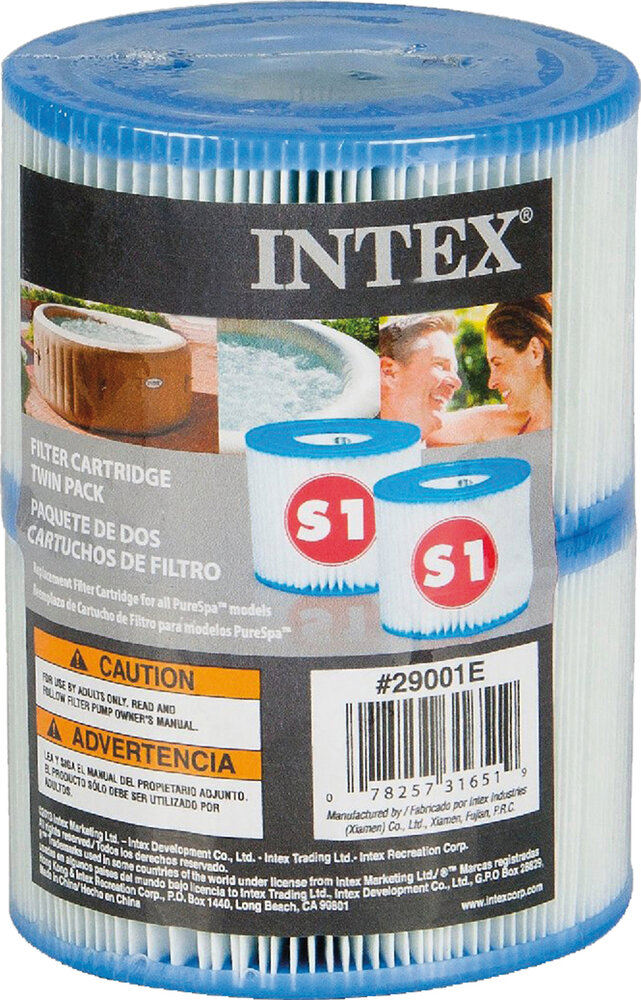 INTEX 2 Filterkartuschen zu Whirlpool Pure Spa