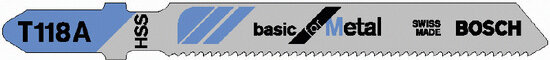BOSCH 5 Stichsägeblätter T 118 A