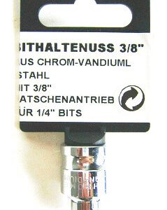 FORCE Bithaltenuss 3/8" für 1/4"-Bits FORCE Bithaltenuss 3/8" für 1/4"-Bits