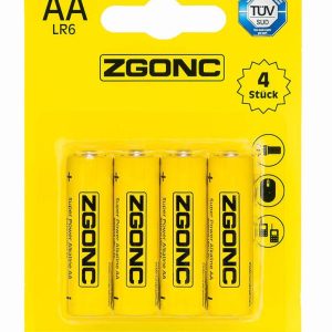 Zgonc 4 Batterien Mignon AA Zgonc 4 Batterien Mignon AA