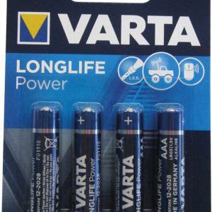 VARTA 4 Batterien Longlife Power Micro AAA VARTA 4 Batterien Longlife Power Micro AAA