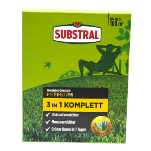 SUBSTRAL Komplett-Rasendünger 3 in 1