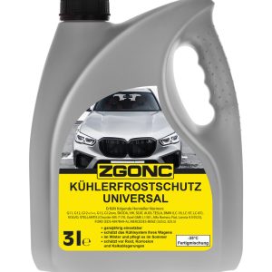 Zgonc Kühlerfrostschutz Universal -35 °C 3 Liter