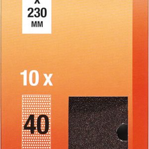 KWB 10 Schleifpapierstreifen 93 x 230 mm, K40, gelocht KWB 10 Schleifpapierstreifen 93 x 230 mm, K40, gelocht