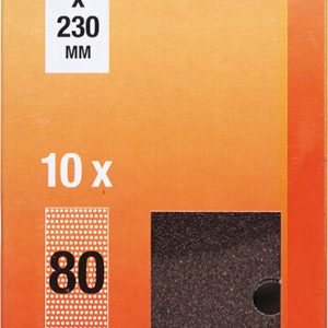 KWB 10 Schleifpapierstreifen 93 x 230 mm, K80, gelocht KWB 10 Schleifpapierstreifen 93 x 230 mm, K80, gelocht