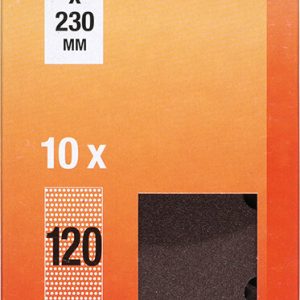 KWB 10 Schleifpapierstreifen 93 x 230 mm, K120, gelocht KWB 10 Schleifpapierstreifen 93 x 230 mm, K120, gelocht