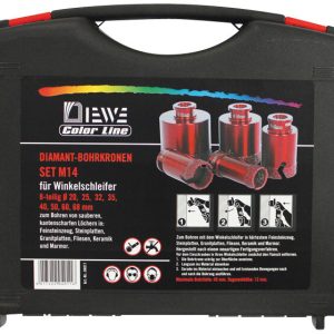 DIEWE Diamant-Bohrkronen-Set Colour Line M14 8-tlg. DIEWE Diamant-Bohrkronen-Set Colour Line M14 8-tlg.