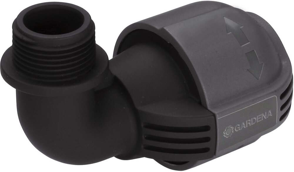 GARDENA L-Stück Quick & Easy 3/4" AG x 25 mm