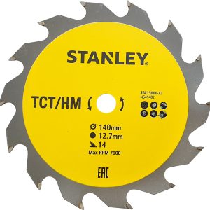 STANLEY HM-Sägeblatt 140 x 12,7 mm Ø, 14 Zähne STANLEY HM-Sägeblatt 140 x 12,7 mm Ø, 14 Zähne