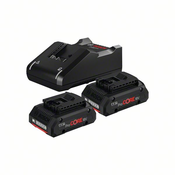 BOSCH ProCore 18V Doppel-Starterset 2 x 4,0 Ah