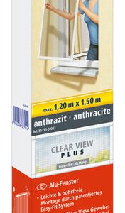 TESA Fliegengitter Alu Fenster 1,2m x 1,5m, Anthrazit TESA Fliegengitter Alu Fenster 1,2m x 1,5m, Anthrazit