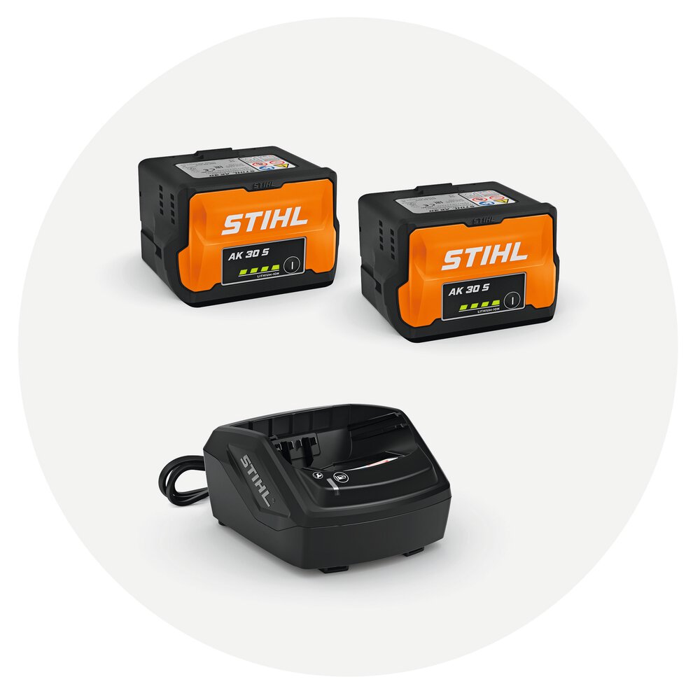 STIHL Akku Doppel-Starterset AK 30 S + AL101