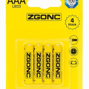 Zgonc 4 Batterien Micro AAA Zgonc 4 Batterien Micro AAA